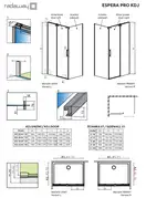 Radaway Espera Pro S1 Боковая стенка, хром/прозрачная (10093070) (10093070-01-01)
