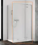 Душові двері Essenza New KDJ 100 праві, RADAWAY (385040-01-01R)