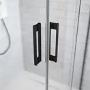Radaway Idea Black KDD 90 Правая душевая кабина, черная (387060-54-01R)