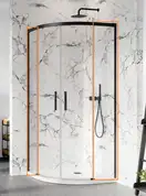 Комплект бокових стінок Idea Black PDD 90L×90R, RADAWAY (387140-54-01)