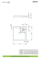 Radaway Argos C Душевой поддон 90x90 см, белый (4AC99-01)