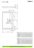 Душовий піддон Argos D 160x90 см, RADAWAY (4AD916-01)