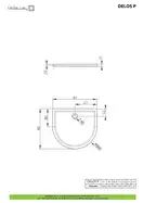 Душовий піддон Delos P 100x90см, RADAWAY (4Z19035-03N)