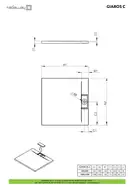 Душовий піддон Giaros C 100x100 см, RADAWAY (M3GRC1010)