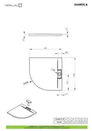 Душовий піддон Giaros A 90x90 см, RADAWAY (MKGA9090-03)