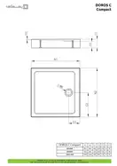 Radaway Doros C Compact Душевой поддон 100x100, белый (SDRC1010-05)