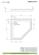 Radaway Doros Plus PT Поддон душевой, 90x90 см (SDRPTP9090-01)
