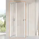 Душевая кабина Ravak Chrome (профиль - белый; стекло - Transparent (прозрачный)) h=1950 мм (1QVA0100Z1)