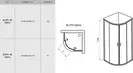 Душевая кабина Ravak Sabina 90x90, стекло прозрачное, профиль хром (3B270C40Z1)