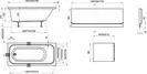 Ravak Chrome Ванна акриловая 170х75 см (C741000000)