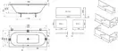 Ravak City Slim Ванна акриловая 180x80, snowwhite (C921300000)