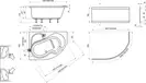 Ванна акриловая Ravak Rosa l 150 х 105 см, R (исполнение справа) (CJ01000000)