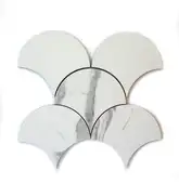 KOTTO Декор Scales CM 3115 SC Carrara ( d 147 mm ) УКРАЇНА (CM3115 SC)