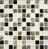 KOTTO Мозаїка GMP 0825035 С3 Print 38-Gold-Black 300×300x8 Котто Кераміка