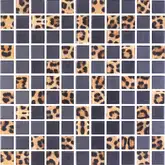 KOTTO Мозаїка скляна GMP 0825043 С2 print 41/black mat 300x300 (кубик 2,5х2,5) Кераміка Лео УКРАЇНА