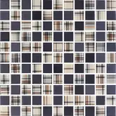 KOTTO Мозаїка скляна GMP 0825053 С2 print 47/black mat 300x300 (кубик 2,5х2,5) Кераміка Лео УКРАЇНА