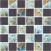 KOTTO Мозаїка скляна GMP 0848046 СC print 42/ral 7039 300x300 (кубик 4,8х4,8) Кераміка Лео УКРАЇНА
