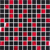 KOTTO Мозаїка GM 8005 C2 Red Silver S6/Black / 300 х 300 х 8   ( 25 х 25 )  Кераміка Лео УКРАЇНА (GM 825005)