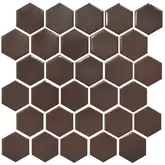 KOTTO Мозаїка HEXAGON H 6005 Coffee Brown 295х295х9 Кераміка Лео УКРАЇНА