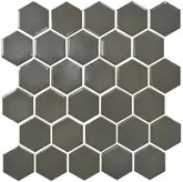 KOTTO Мозаїка HEXAGON H 6020 Dark Grey 295х295х9 Кераміка Лео УКРАЇНА