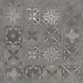 Плитка підлогова Softcement Graphite Decor Patchwork RECT 59,7x59,7x0,8 код 8044 Cerrad (5903313318044)