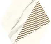 Декор Calacatta Hexagon C MAT 17,1x19,8 код 3799 Ceramika Paradyz (I-H-171X198-1-CALA.--C-N)