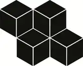 Мозаїка пресована Універсальна Nero Romb Hexagon 20,4x23,8 код 1832 Ceramika Paradyz (M-P-204X238-1-UNIW.NEROHE)