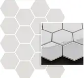 Мозаїка пресована Універсальна Grys Hexagon 22x25,5 код 1900 Ceramika Paradyz (M-P-220X255-1-UNIW.GRHE)