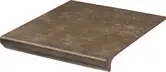 Сходинка з капіносом пряма Ilario Brown 30x33 код 1251 Ceramika Paradyz (Z---300X330-1-ILAR.BRKP)