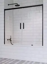 Шторка для ванни Idea Black PN DWD 170, RADAWAY (10004170-54-01)