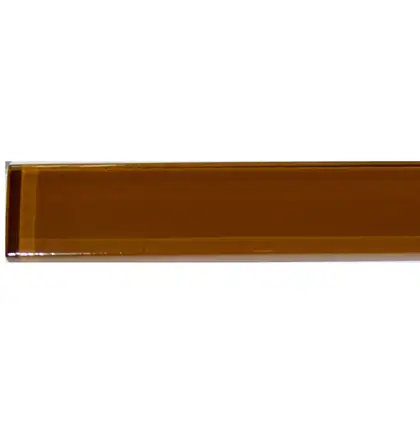 KOTTO Фриз скляний GF 601514 brown white 15х600х8 Кераміка Лео УКРАЇНА (GF 6015014)
