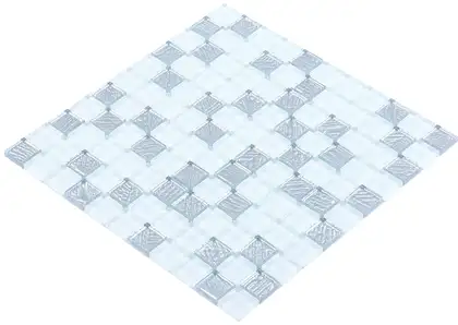 Мозаїка GM 8015 C2 Silver S5-White 300x300x8 Котто Кераміка (GM 825015) Мозаїка GM 8015 C2 Silver S5-White 300x300x8 Котто Кераміка (GM 825015)