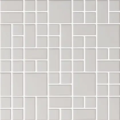 Мозаїка STRUCTURY 3D Platinum Glass 250x250x9 Ceramika Color (5905669631617)