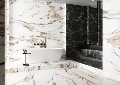 Плитка підлогова Calacatta Gold RECT 29,7x119,7x0,8 код 4954 Cerrad (5903313314954) Плитка підлогова Calacatta Gold RECT 29,7x119,7x0,8 код 4954 Cerrad (5903313314954)