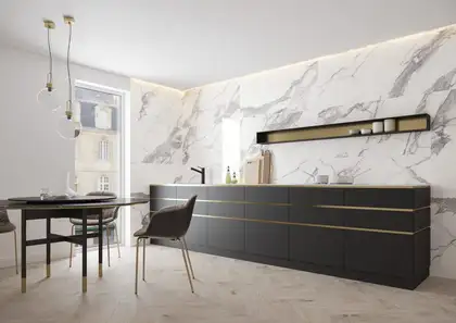 Плитка підлогова Calacatta White RECT 59,7x119,7x0,8 код 5418 Cerrad (5903313315418) Плитка підлогова Calacatta White RECT 59,7x119,7x0,8 код 5418 Cerrad (5903313315418)