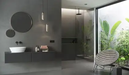 Плитка керамогранітна Grava Grey LAP 598x1198x8 Opoczno (TGGP1000846249)