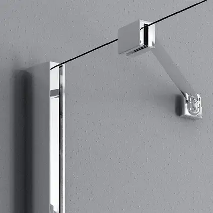 Шторка для ванни Idea PNJ II 60 з тримачем рушника, RADAWAY (10001060-01-01W) Шторка для ванни Idea PNJ II 60 з тримачем рушника, RADAWAY (10001060-01-01W)