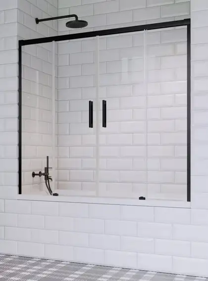 Шторка для ванни Idea Black PN DWD 170, RADAWAY (10004170-54-01) Шторка для ванни Idea Black PN DWD 170, RADAWAY (10004170-54-01)