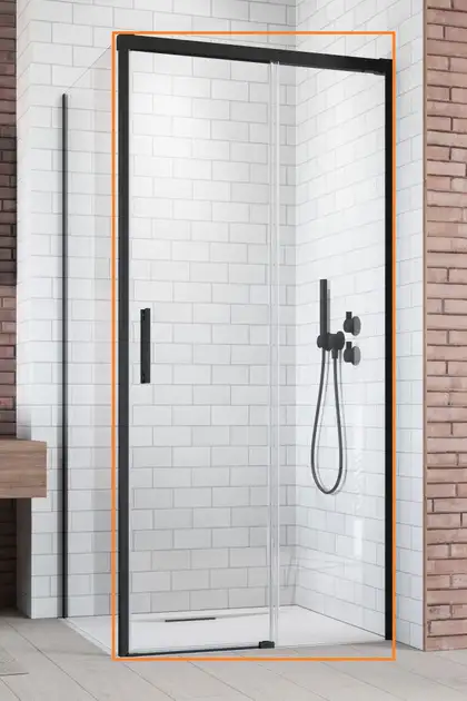 Душові двері Idea Black KDJ 120 праві, RADAWAY (387042-54-01R)