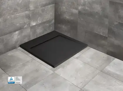 Radaway Teos C Душевой поддон 90x90 см, черный (HTC9090-54)