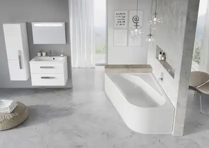 Ravak Chrome Ванна асимметричная левая 170x105, белая (CA31000000)