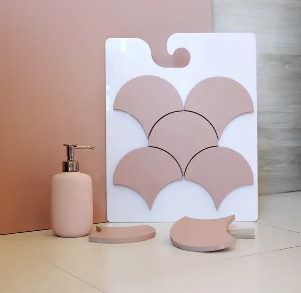KOTTO Декор Scales CM 3114 SC Rose ( d 147 mm ) УКРАЇНА (CM3114 SC)