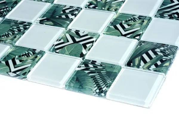 KOTTO Мозаїка скляна GMP 0848024 СC print 24/ral 7047 300x300 (кубик 4,8х4,8) Кераміка Лео УКРАЇНА