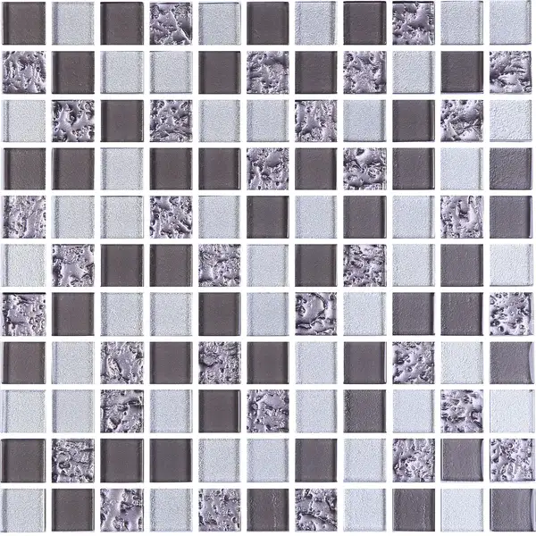 Мозаїка GM 8001 C3 Grey R S1-Grey M-Grey Silver 300x300x8 Котто Кераміка (GM 825001)