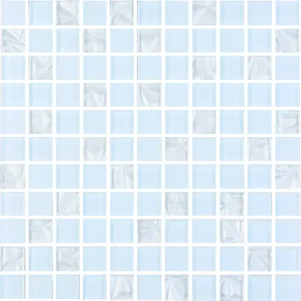 KOTTO Мозаїка GM 8019 C3 Pearl S4/Ceramik White/White  300 х 300 х 8   ( 25 х 25 ) Кераміка Лео УКРАЇНА (GM 825019)