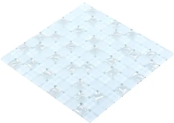 KOTTO Мозаїка GM 8019 C3 Pearl S4/Ceramik White/White  300 х 300 х 8   ( 25 х 25 ) Кераміка Лео УКРАЇНА (GM 825019)
