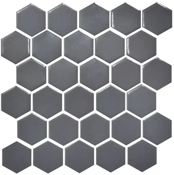 KOTTO Мозаїка HEXAGON H 6003 Grey Shedol 295х295х9 Кераміка Лео УКРАЇНА
