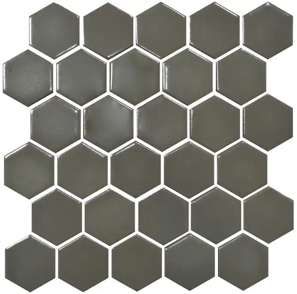 KOTTO Мозаїка HEXAGON H 6020 Dark Grey 295х295х9  Кераміка Лео УКРАЇНА