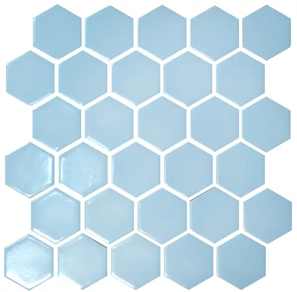 KOTTO Мозаїка HEXAGON H 6026 Light Blue 295х295х9 Кераміка Лео УКРАЇНА