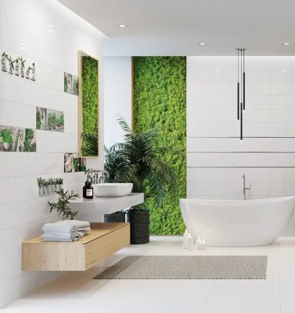Декор Lakewood Greenline 1 Szklany 200x600 Ceramika Color (5900652639540)